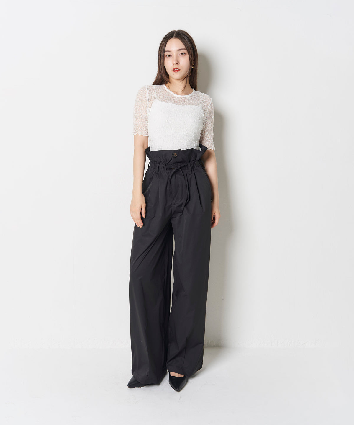 MARSHMALLOW TWILL PANTS