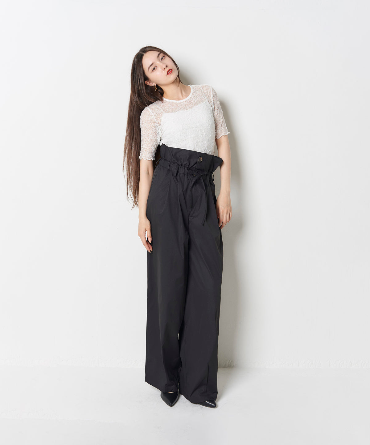 MARSHMALLOW TWILL PANTS