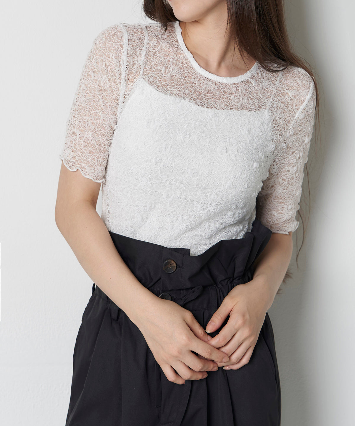LACE SHORT SLEEVE