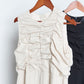 LINEN LIKE GATHER ONEPIECE