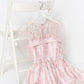RIBBON MOTIF JACQUARD DRESS