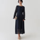 CHIFFON TUCK DRESS