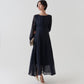 CHIFFON TUCK DRESS
