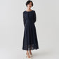 CHIFFON TUCK DRESS
