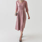 MATTE SATIN FLARE ONEPIECE