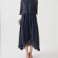 CHIFFON LACE LONG DRESS