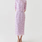 CUT LACE FLOWER DRESS