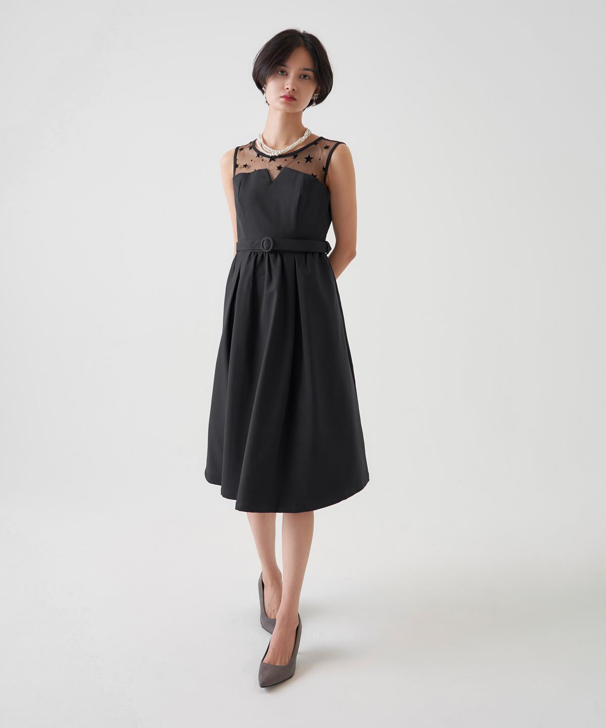 STAR TULE FLARE ONEPIECE