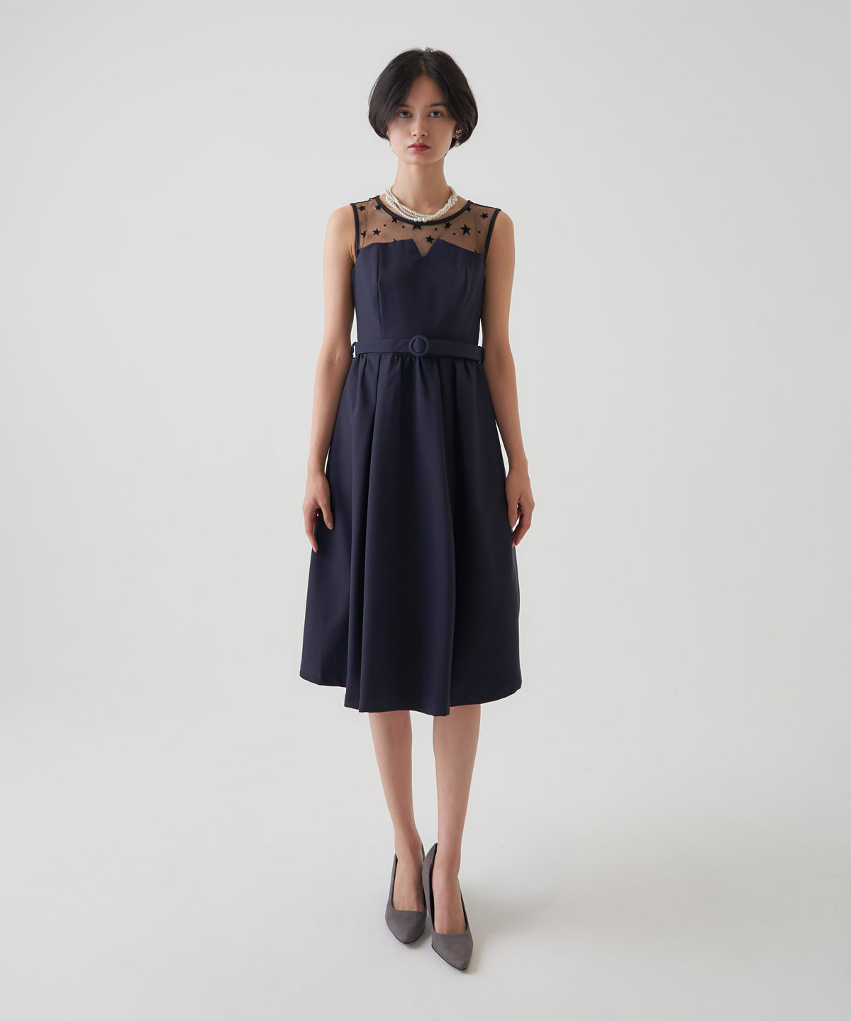 STAR TULE FLARE ONEPIECE