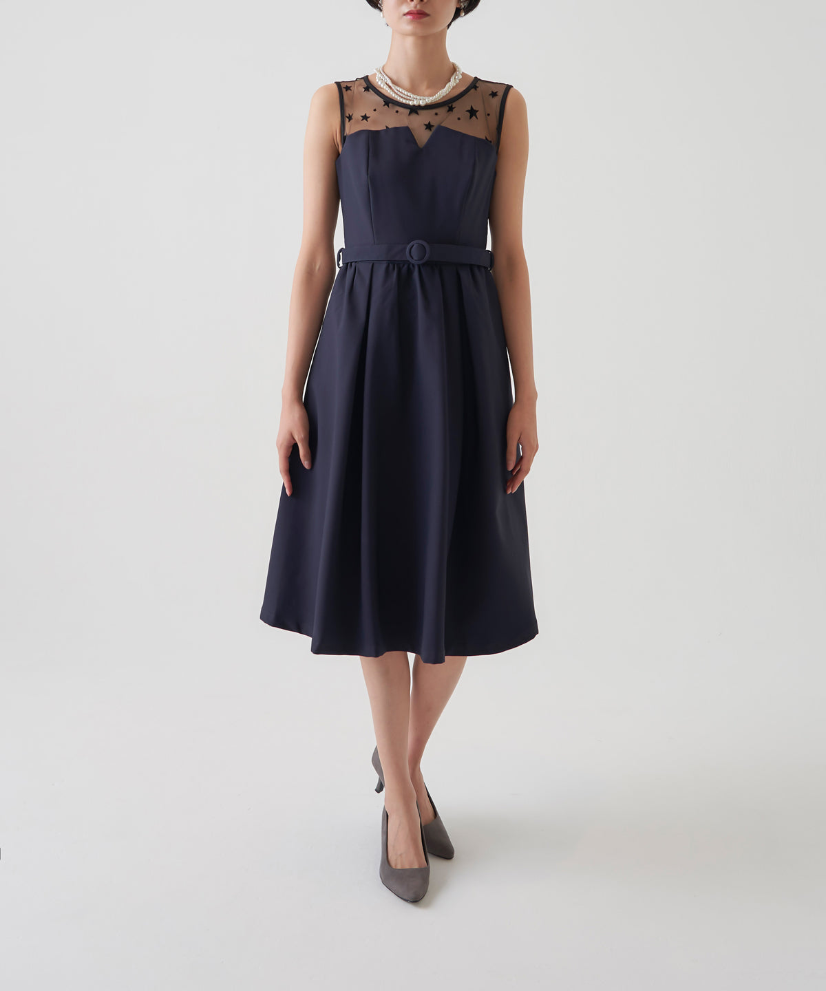 STAR TULE FLARE ONEPIECE