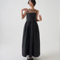 RIBBON MOTIF JACQUARD DRESS