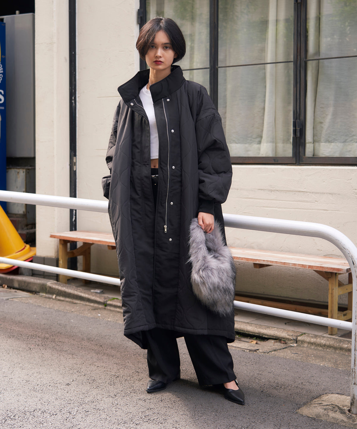 QUILT LONG COAT