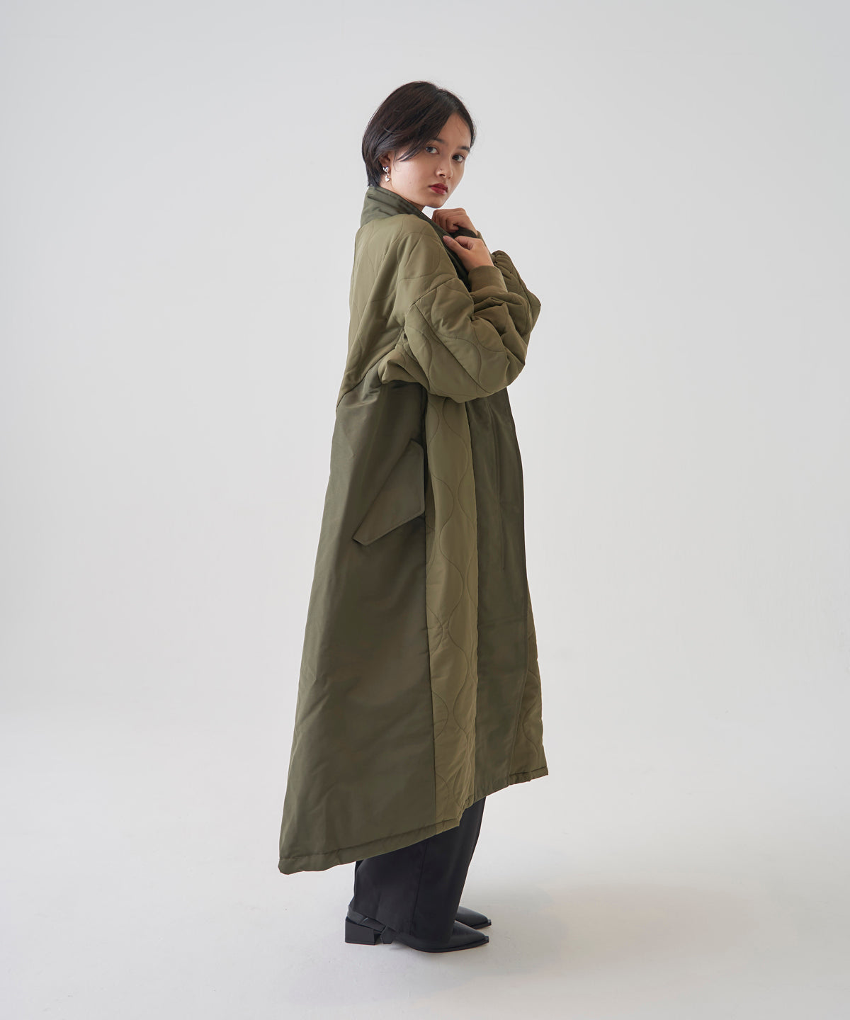 QUILT LONG COAT
