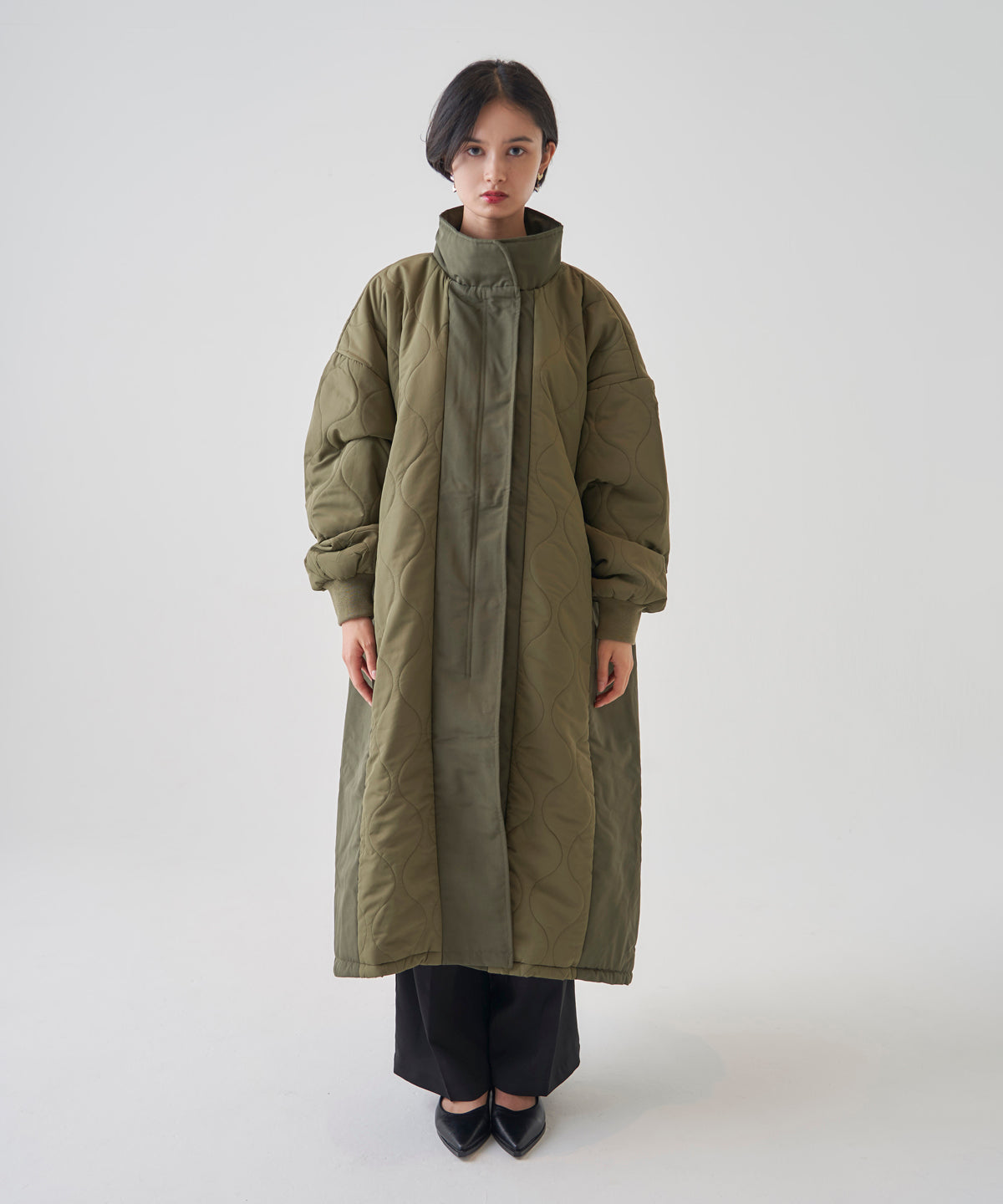 QUILT LONG COAT
