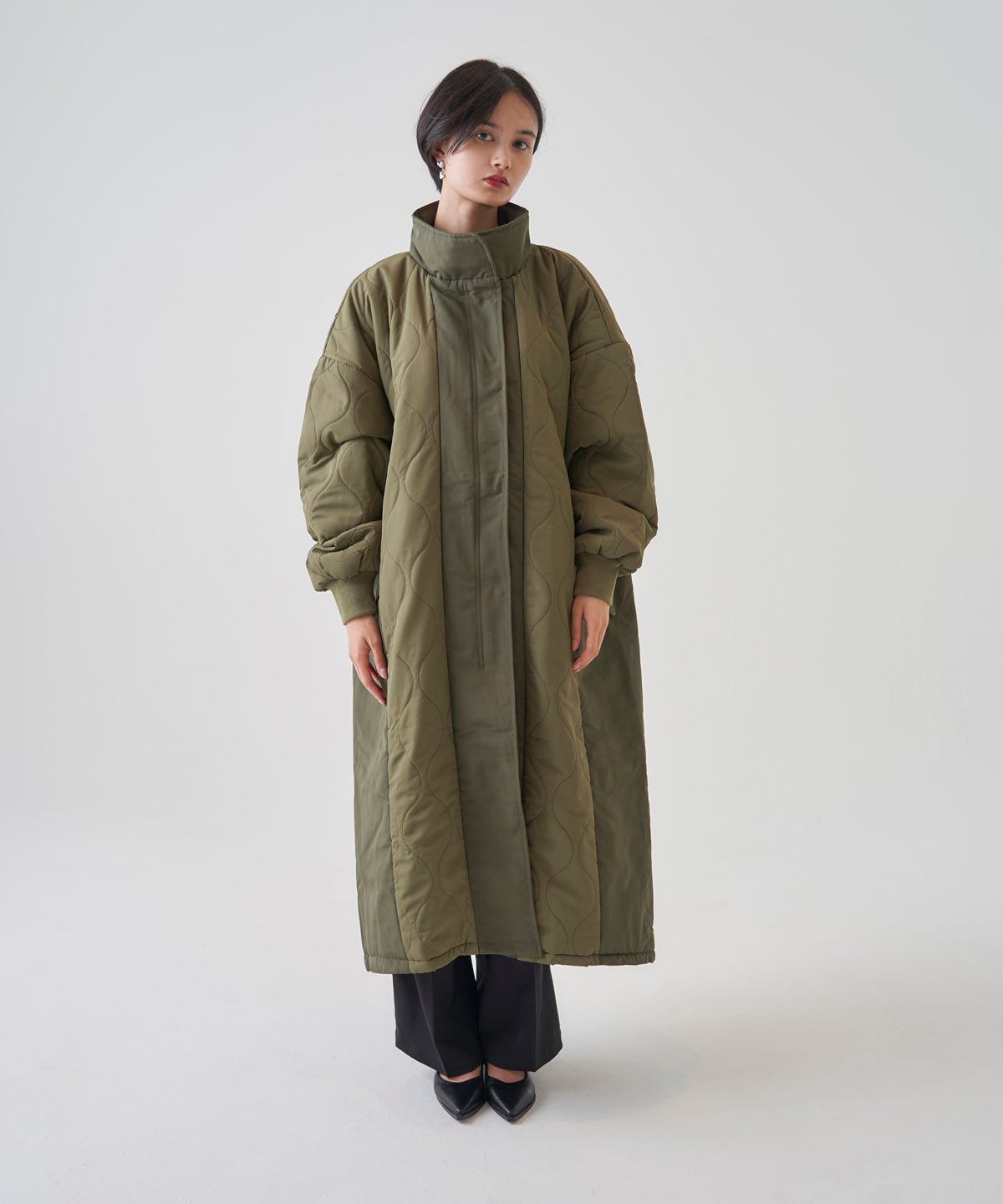 QUILT LONG COAT