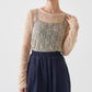 LACE GATHER TOP