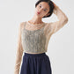 LACE GATHER TOP
