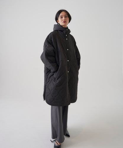 QUILT HOODIE COAT