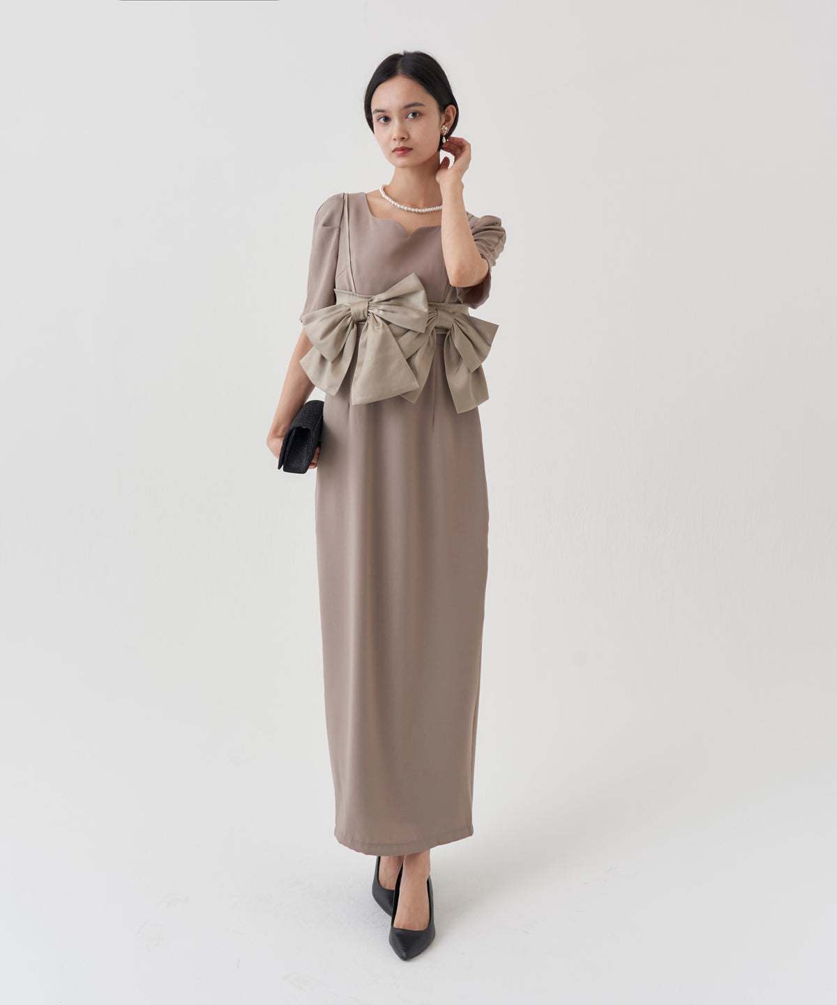 BIG RIBON BUISTIER DRESS
