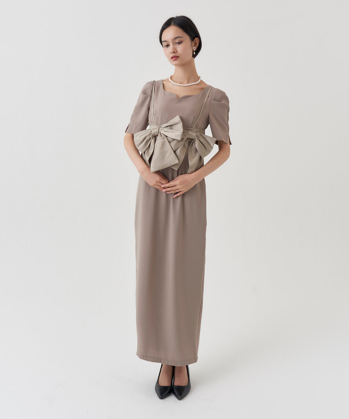BIG RIBON BUISTIER DRESS