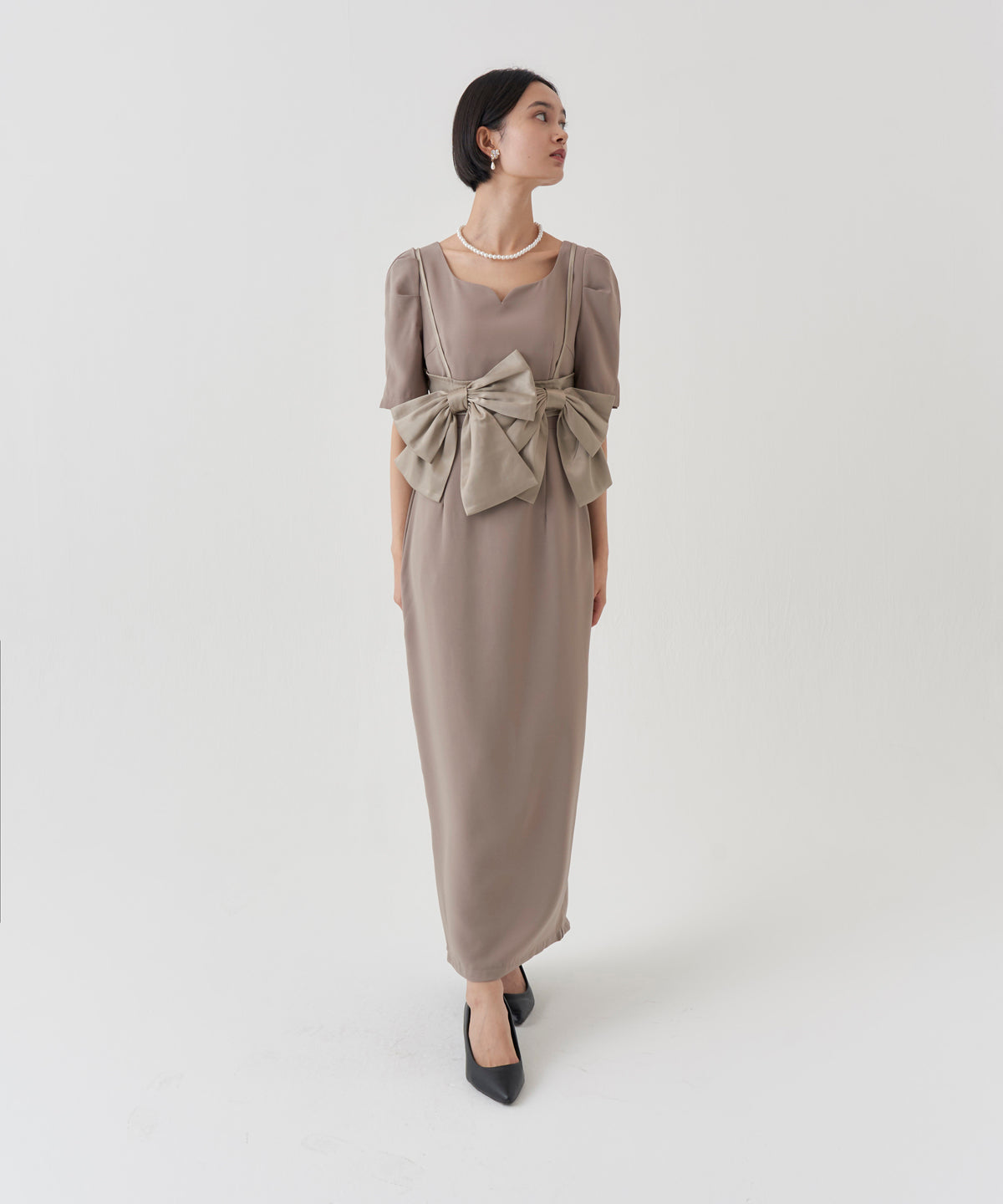 BIG RIBON BUISTIER DRESS