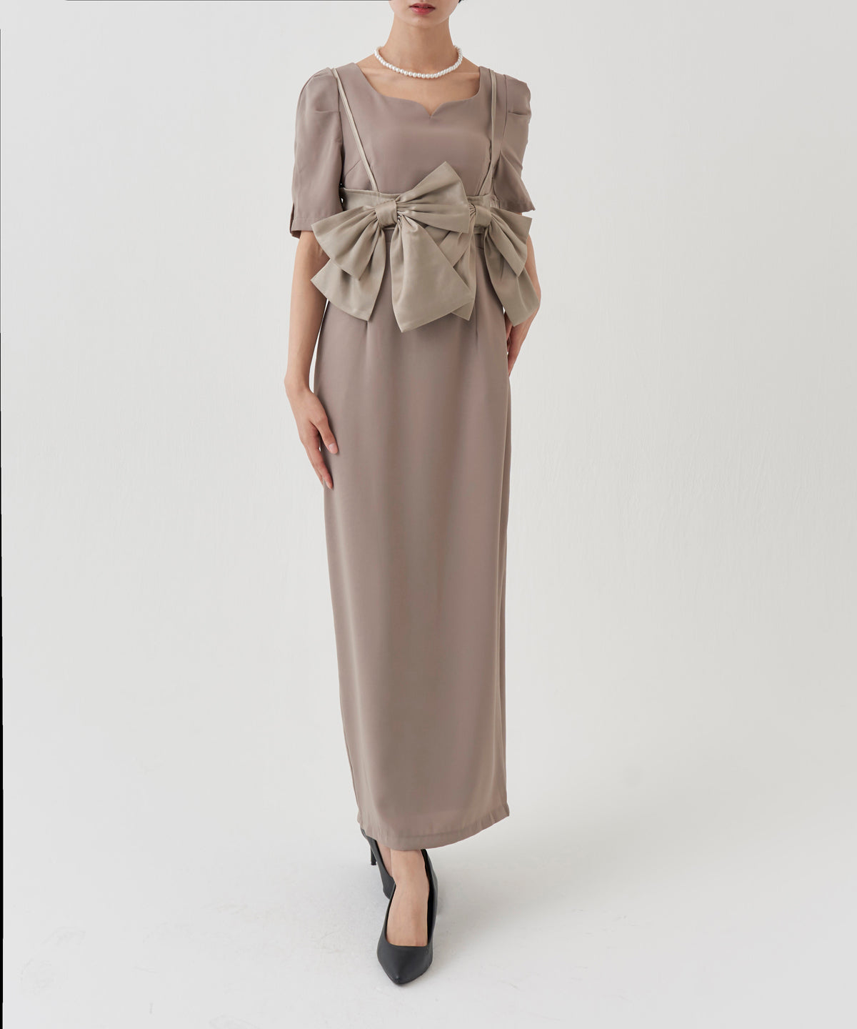 BIG RIBON BUISTIER DRESS