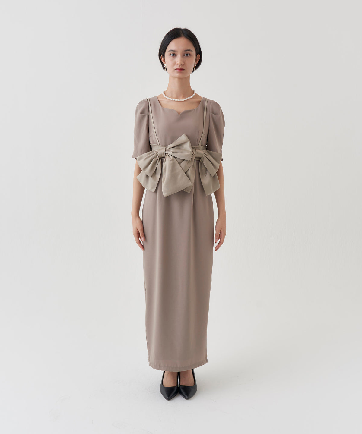 BIG RIBON BUISTIER DRESS