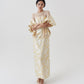 JACQUARD OFF SHOLDER DRESS