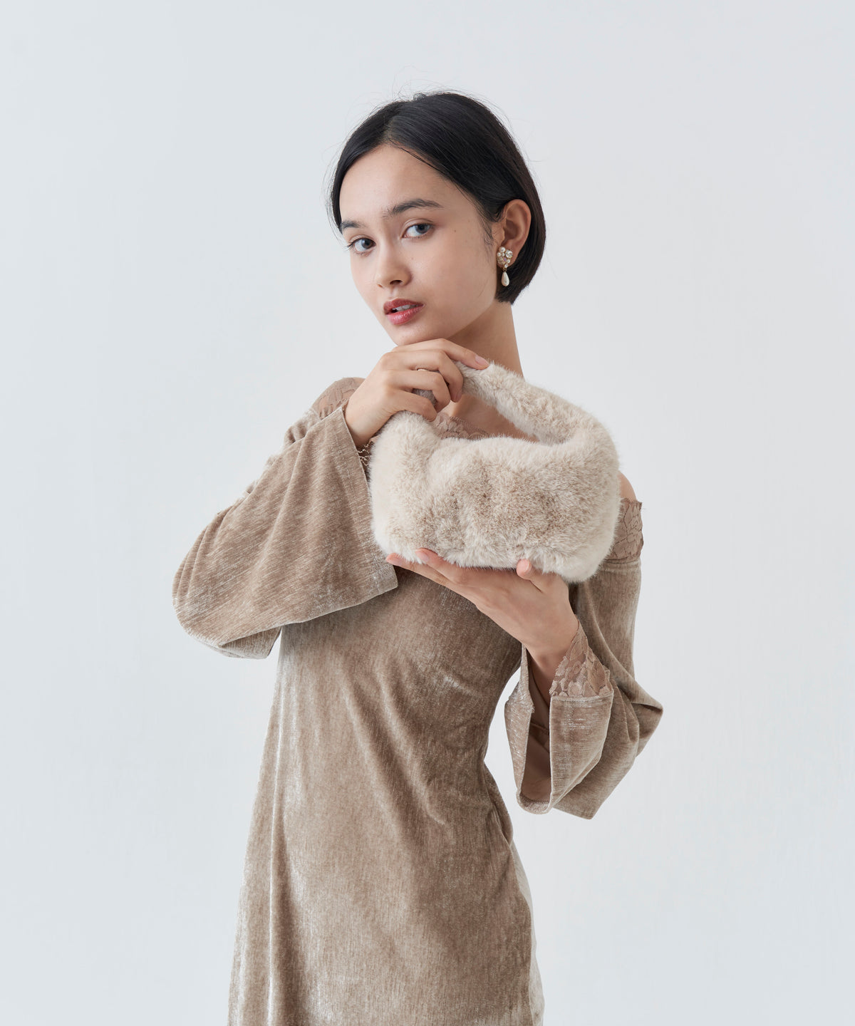 2WAY FUR MINI BAG