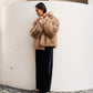 ZIP FUR COAT
