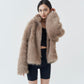 ZIP FUR COAT