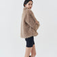 ZIP FUR COAT