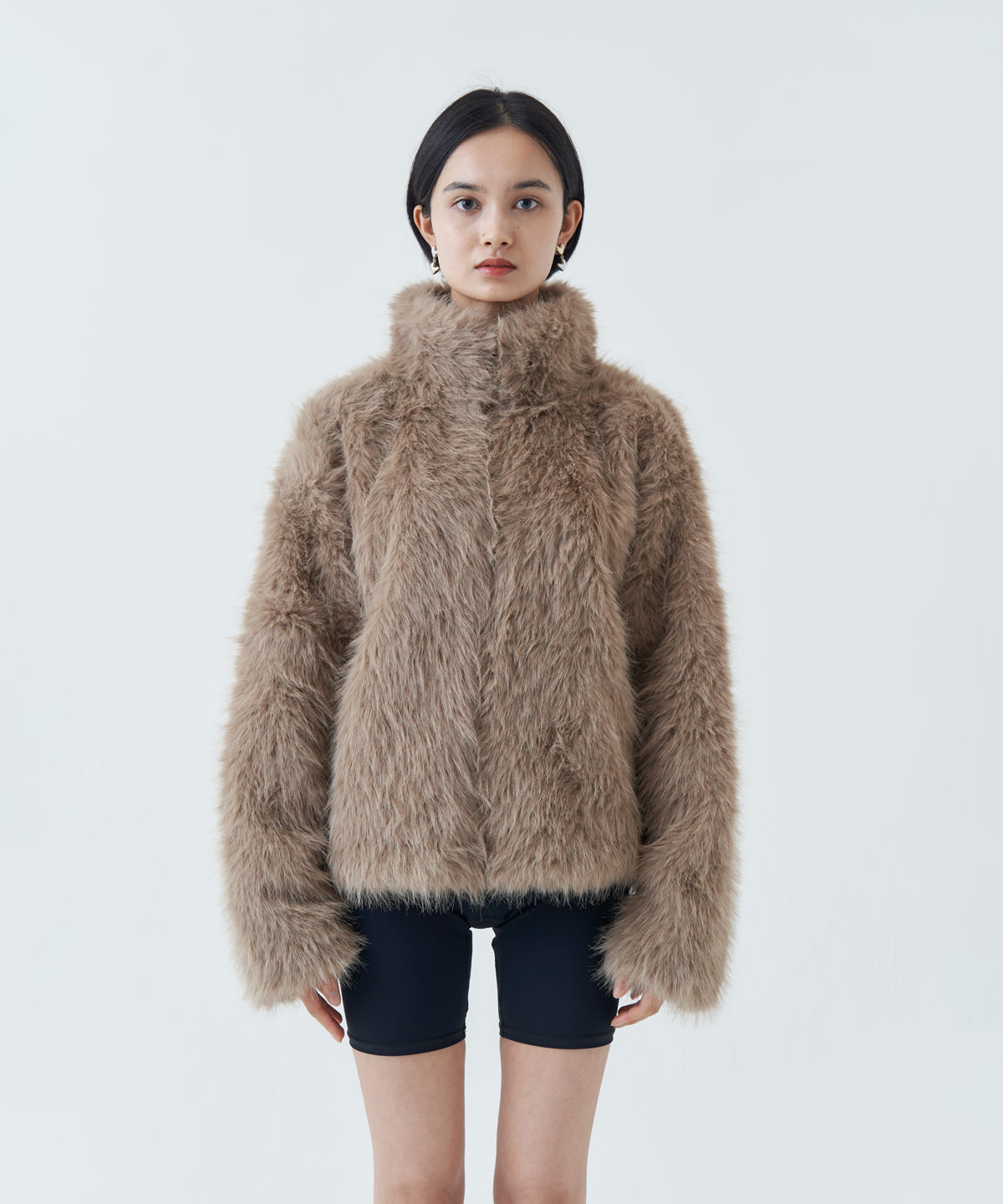 ZIP FUR COAT