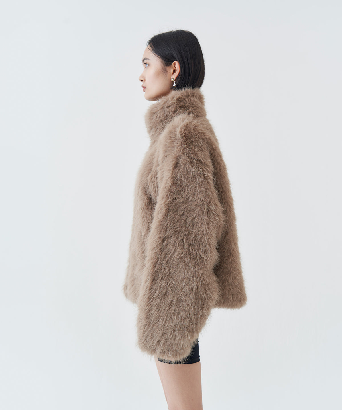 ZIP FUR COAT