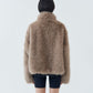 ZIP FUR COAT