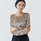 SHEER VELVET TOP