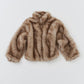 ZIP FUR COAT