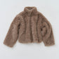 ZIP FUR COAT