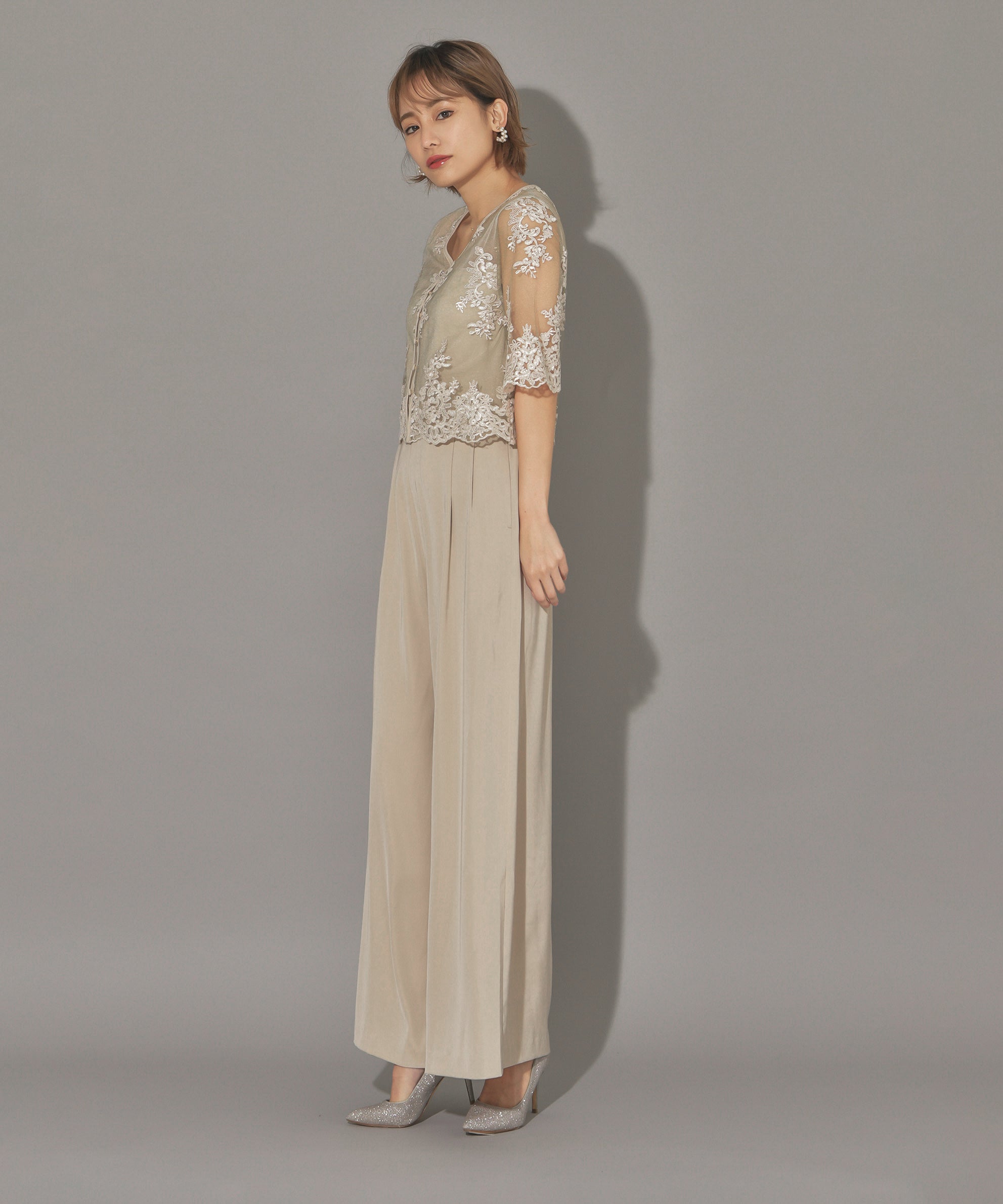 NAPOLI LACE PANTS DRESS
