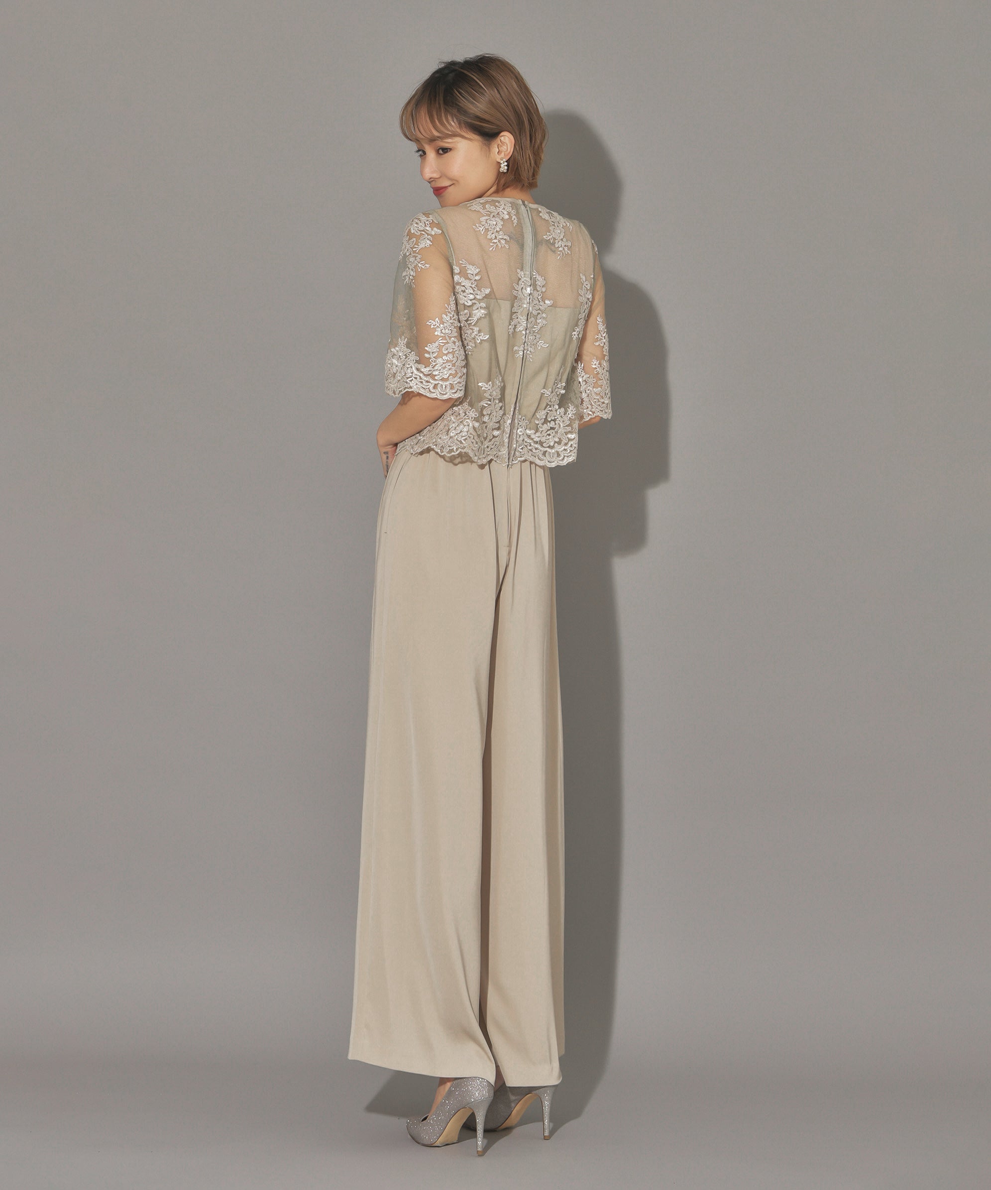 NAPOLI LACE PANTS DRESS