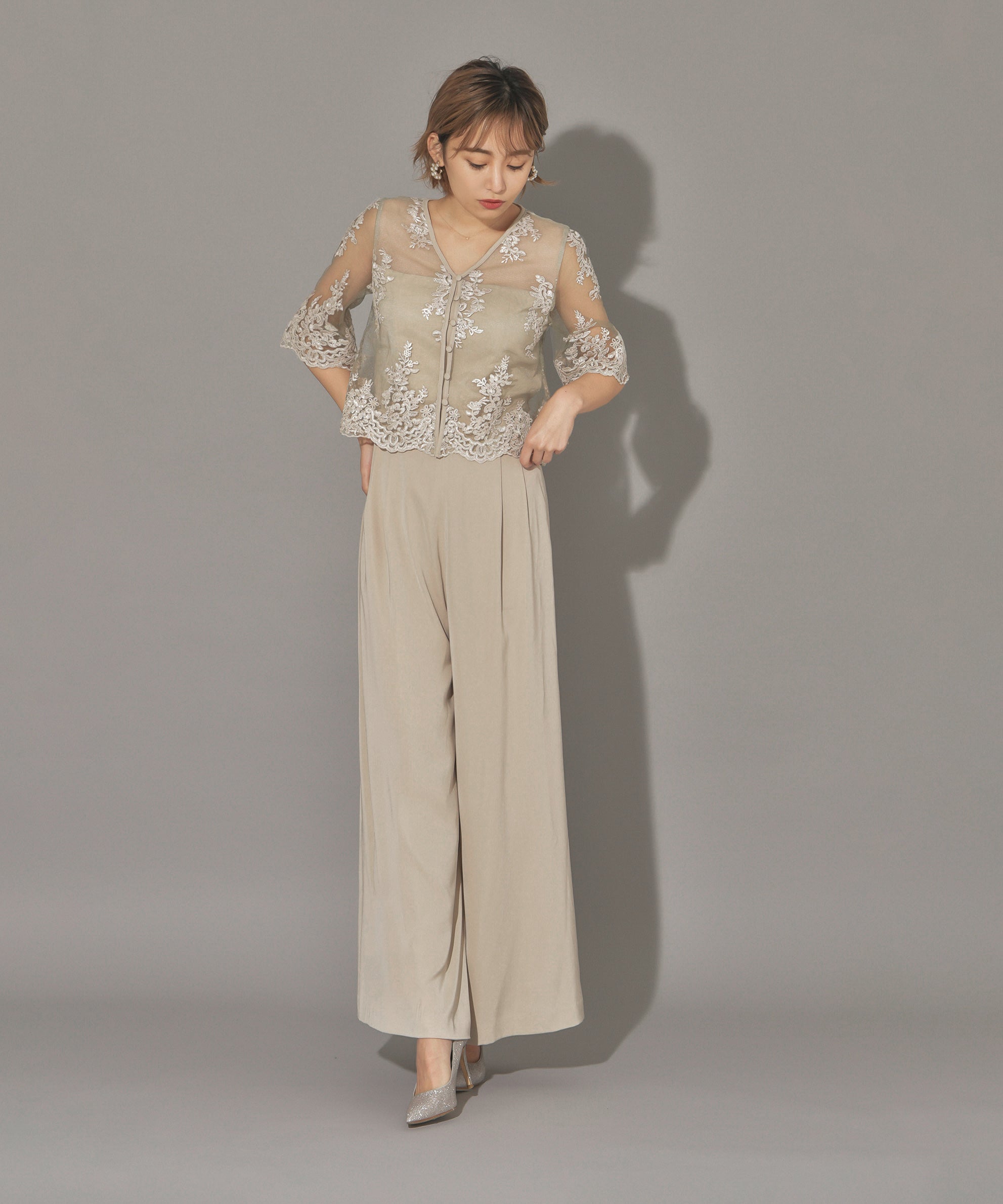 NAPOLI LACE PANTS DRESS