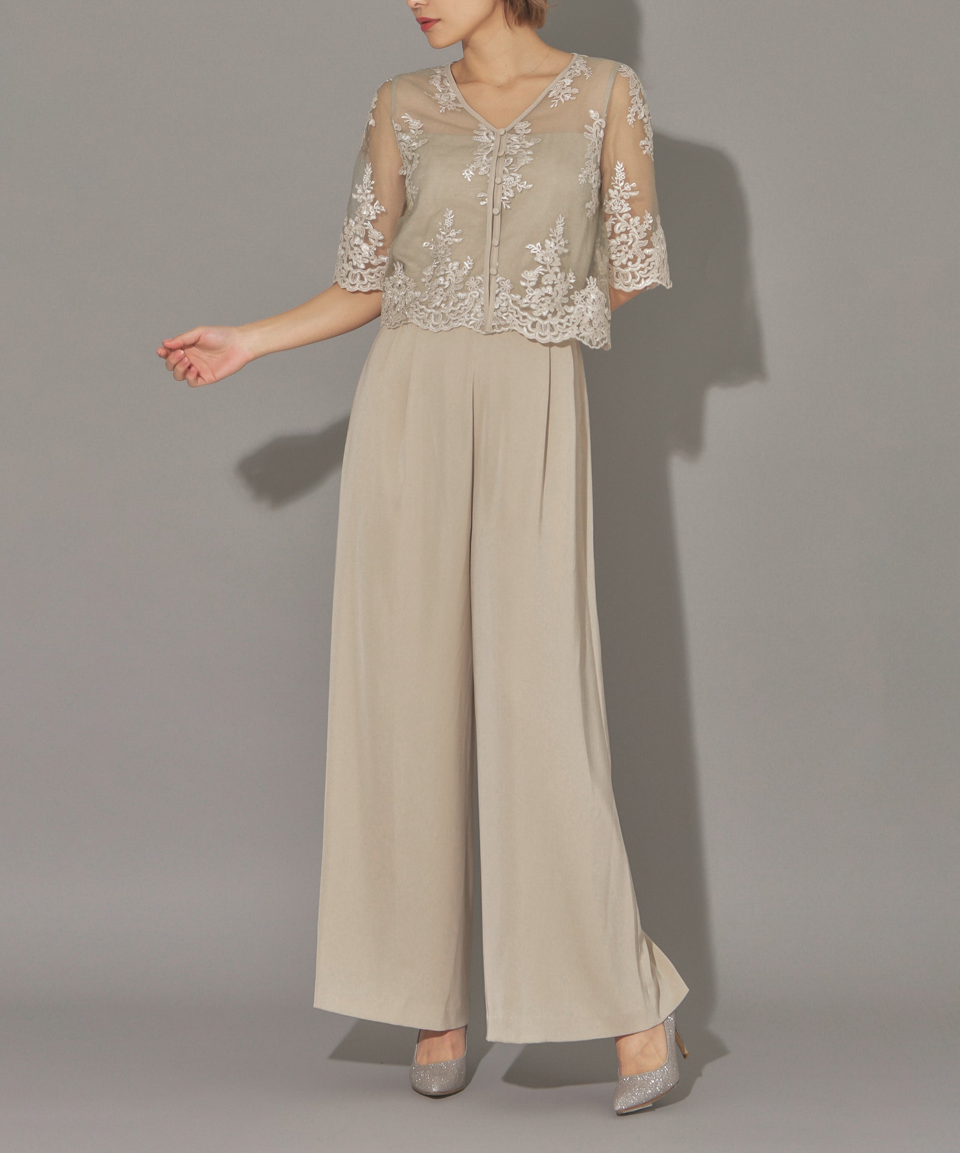 NAPOLI LACE PANTS DRESS