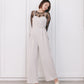 2WAY PEARL STRAP PANTS DRESS