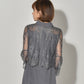 HIGHT NECK LACE PANTS DRESS