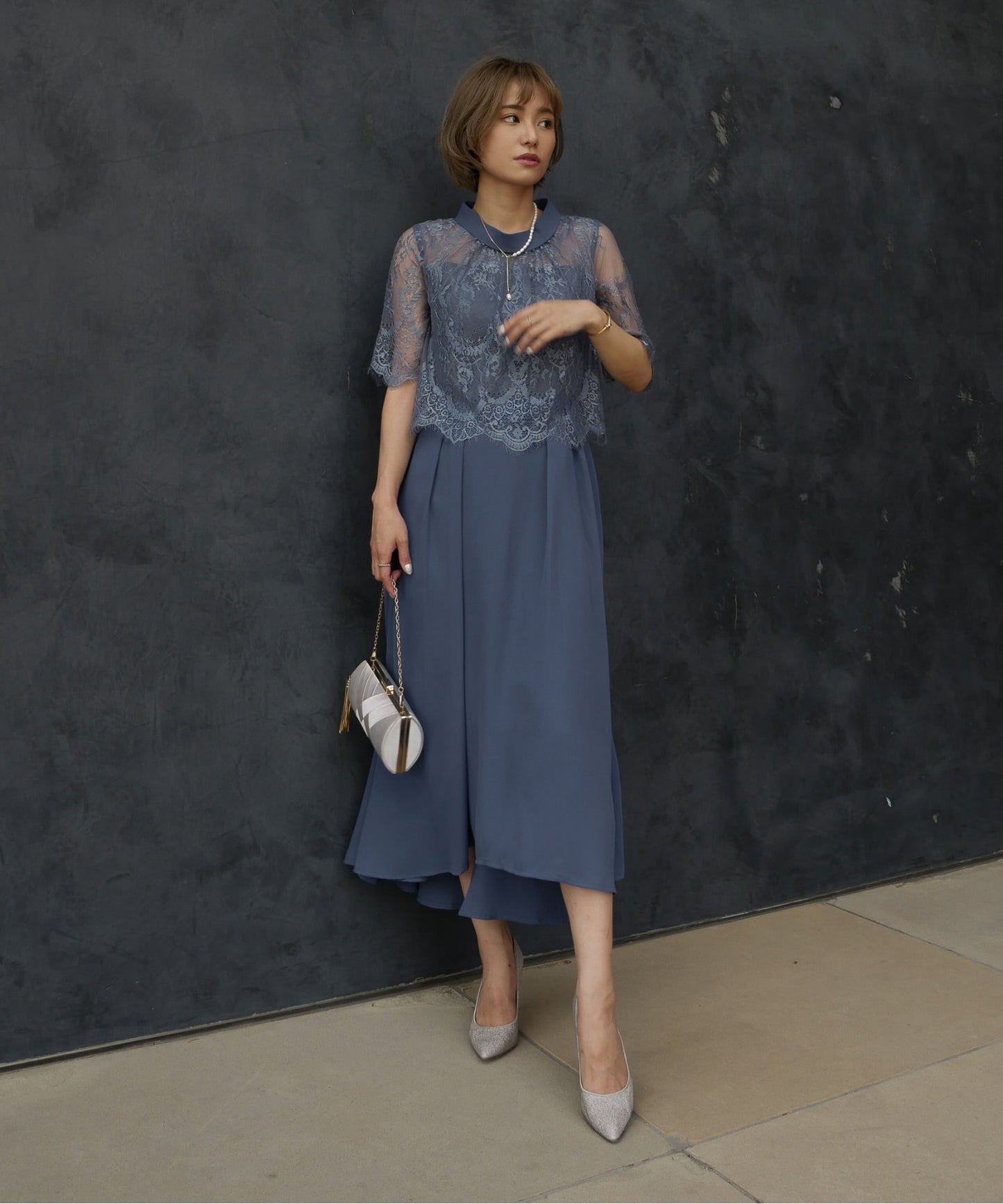 モデルサイズ：160cm B84 W61 H84 / 着用：ブルー S