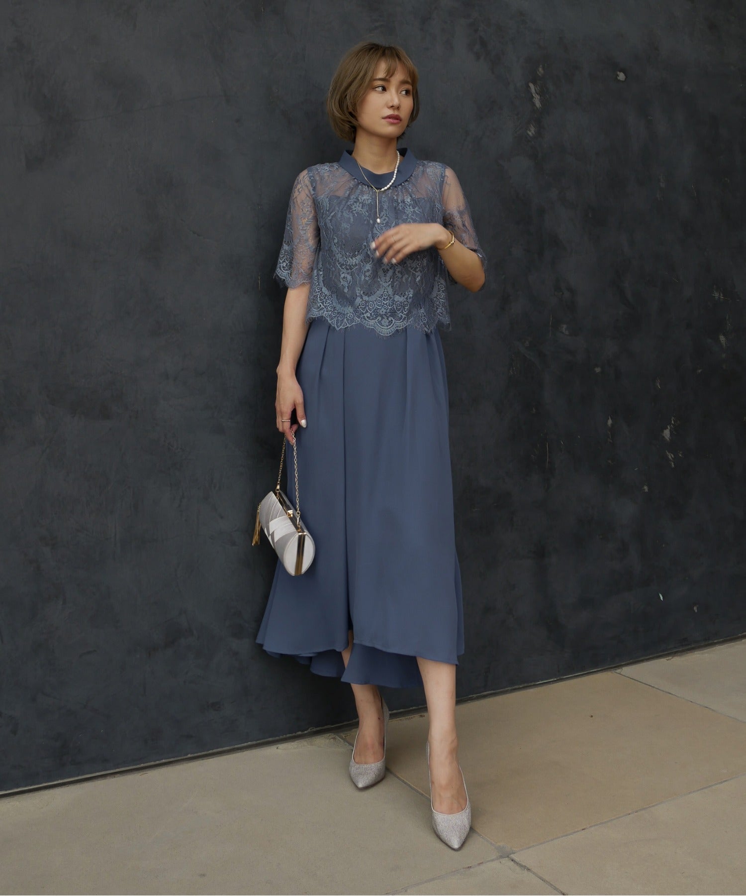 モデルサイズ：160cm B84 W61 H84 / 着用：ブルー S