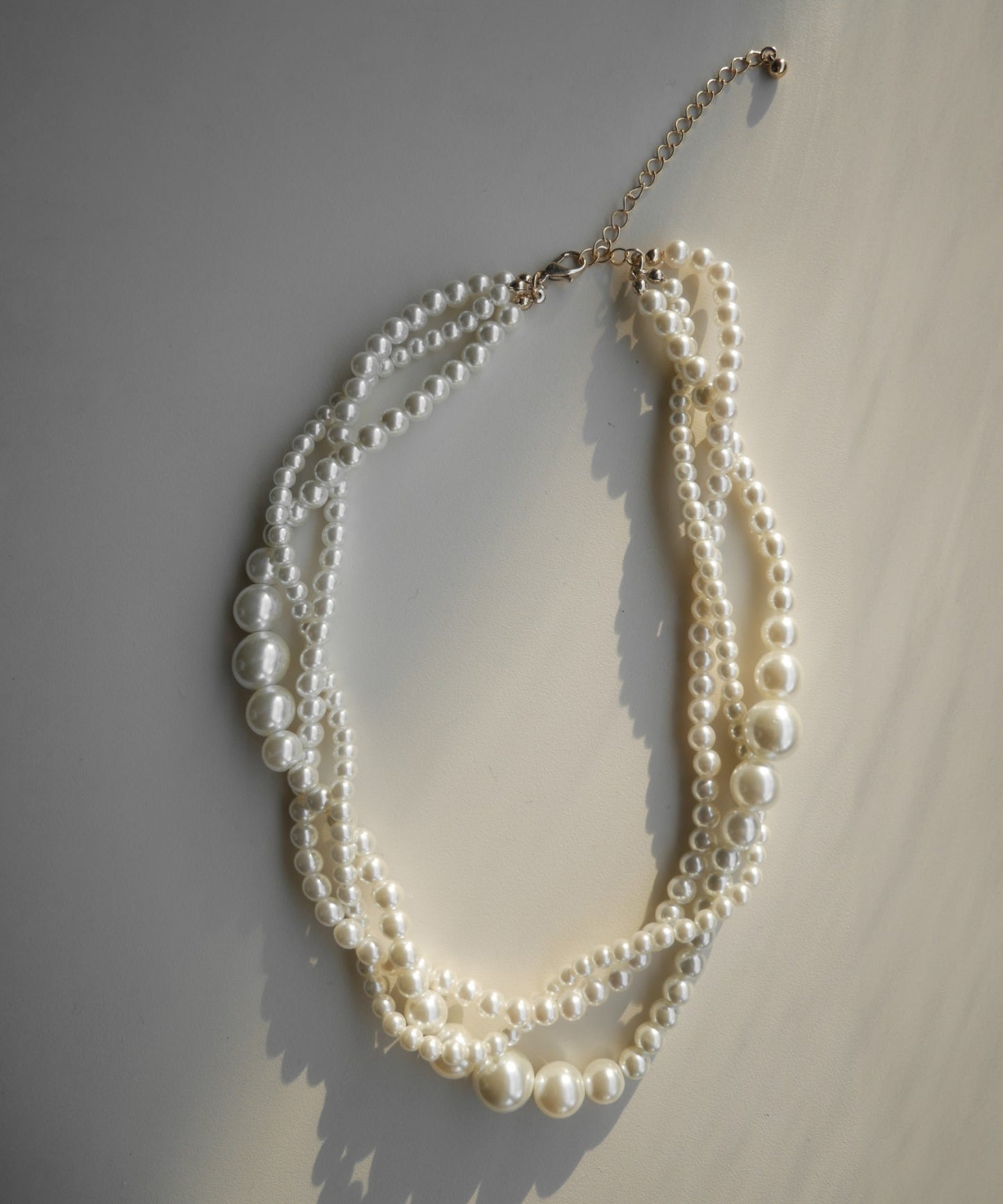 SPIRAL PEARL NECKLACE