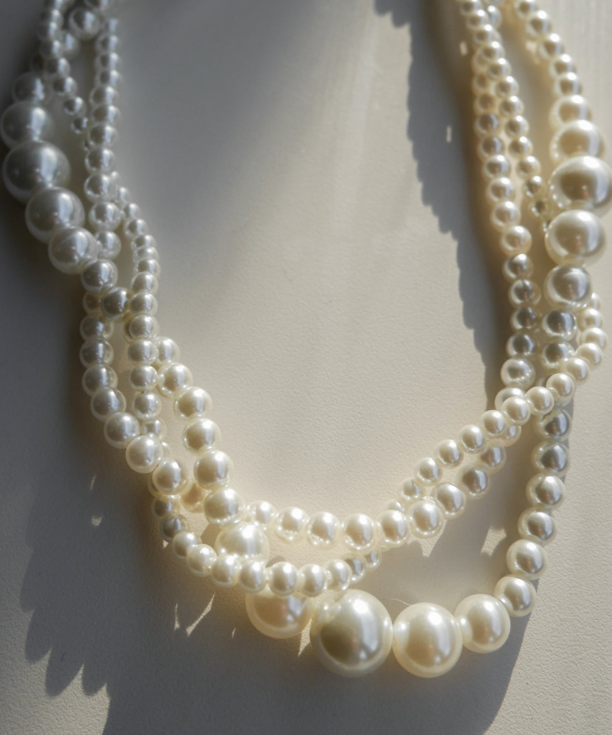 SPIRAL PEARL NECKLACE