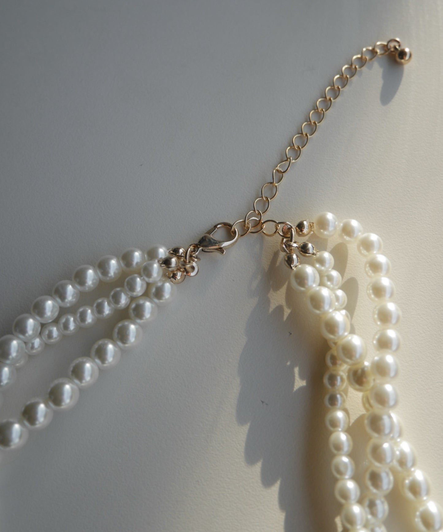 SPIRAL PEARL NECKLACE