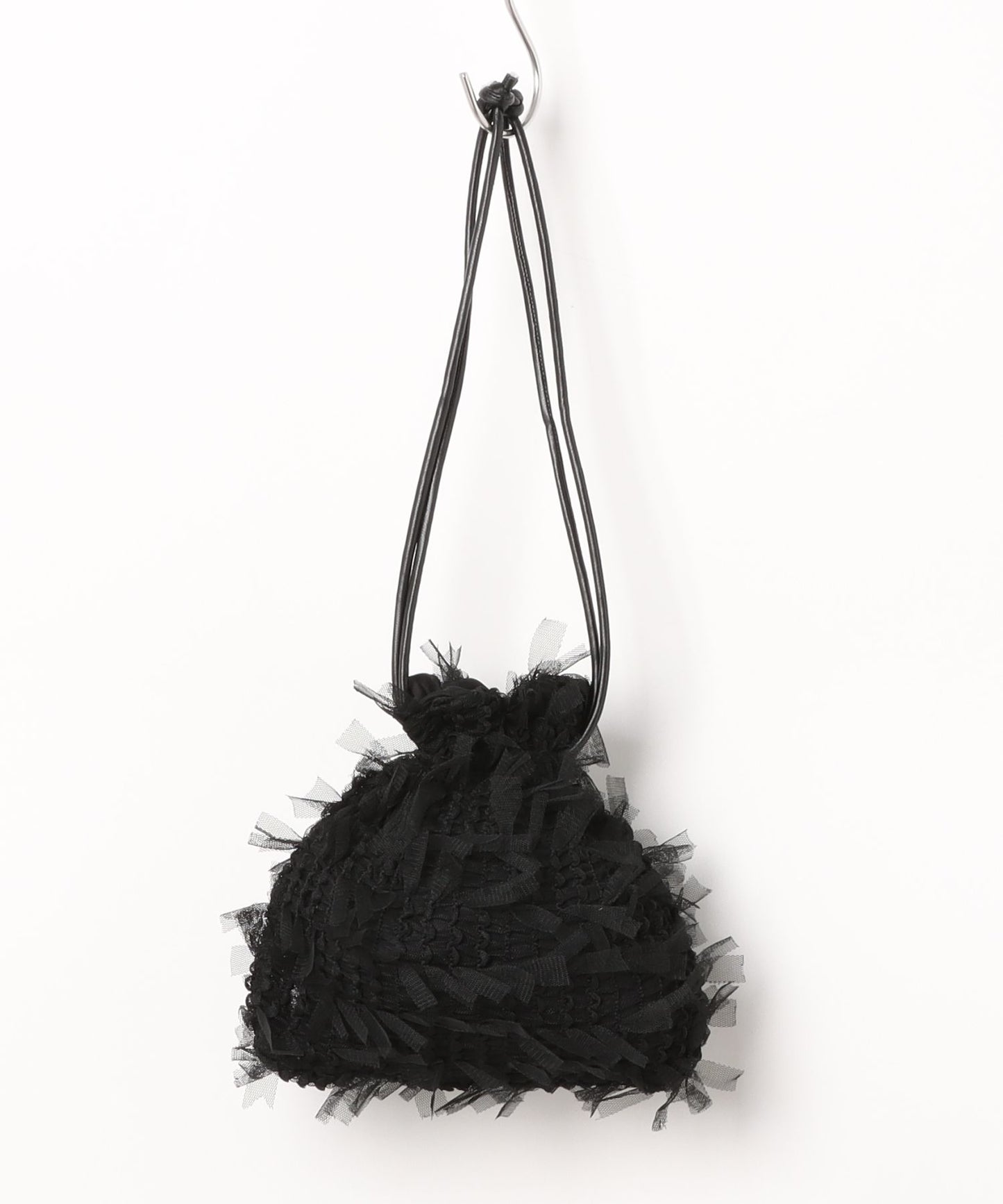 FRINGE TULE BAG